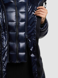 Thumbnail for 1239CO253 407MID-BLU | Coat ADRIANA MIDNIGHT BLUE