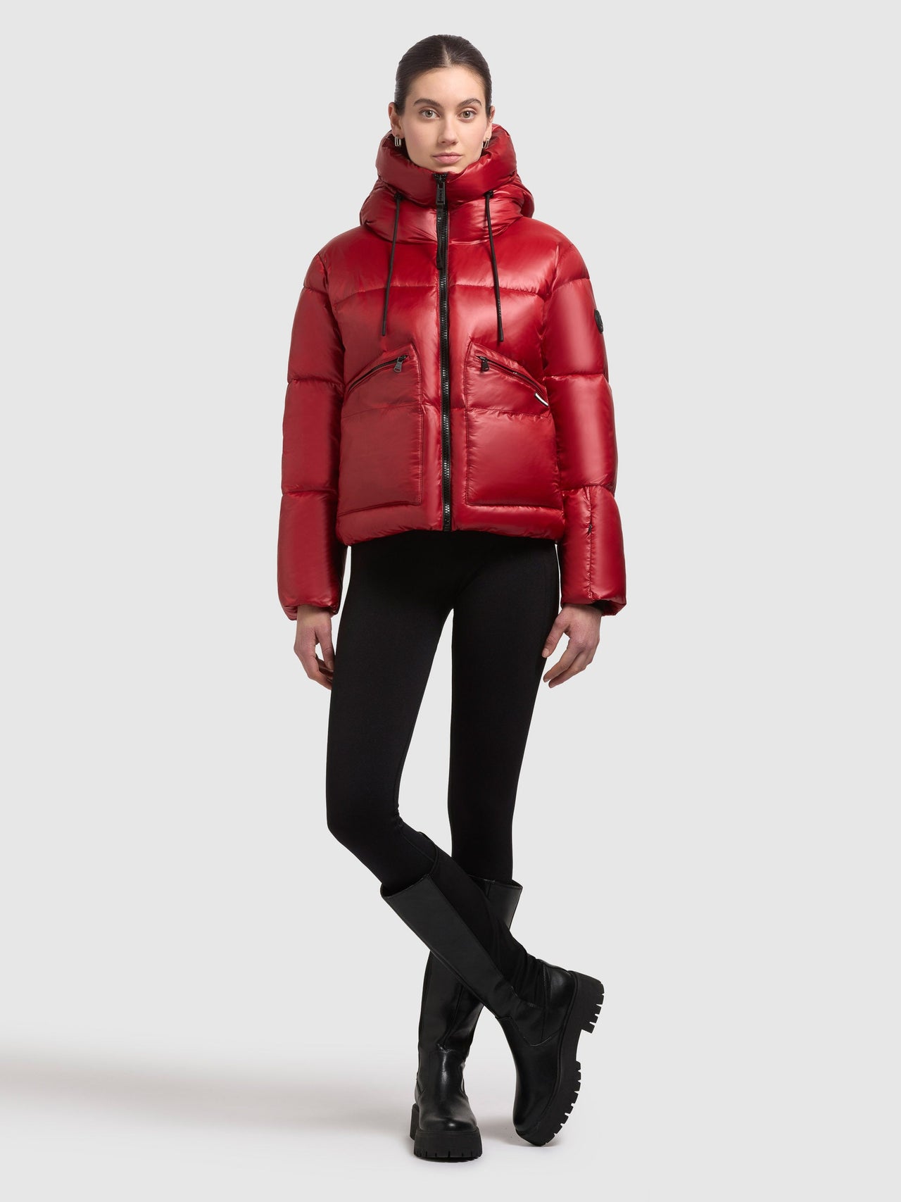 1128JK253 697NEB-RED | Jacke LUNA NEBULA RED
