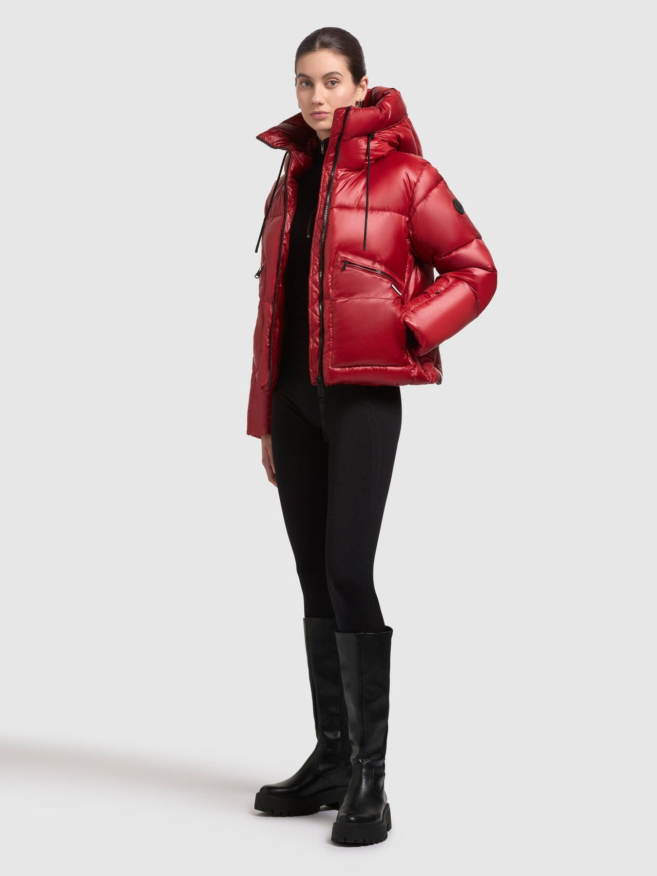 1128JK253 697NEB-RED | Jacke LUNA NEBULA RED