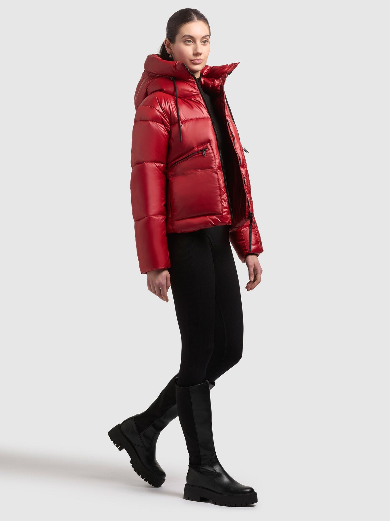 1128JK253 697NEB-RED | Jacke LUNA NEBULA RED