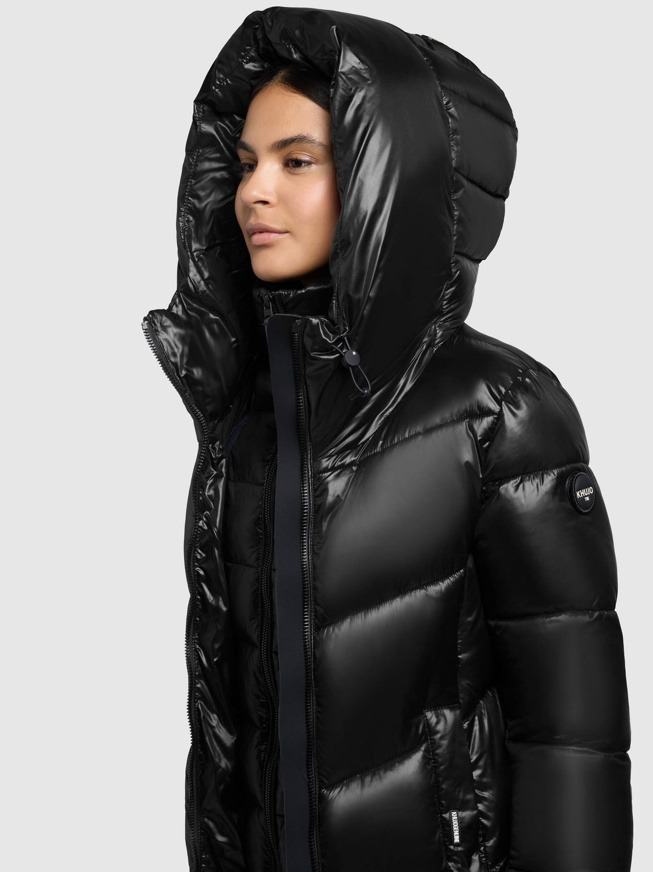 1239CO253 200 black | Coat ADRIANA BLACK