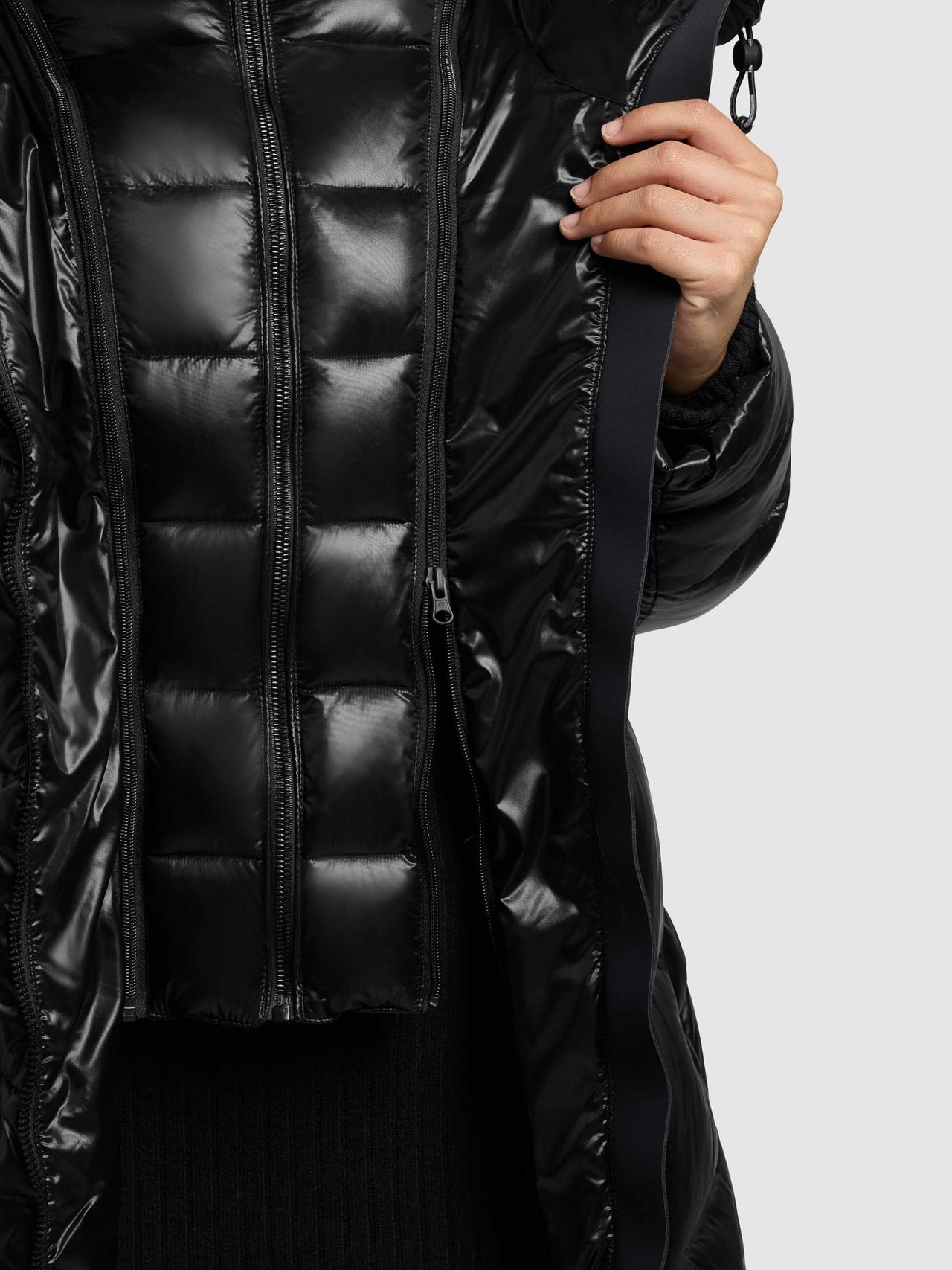 1239CO253 200 black | Coat ADRIANA BLACK