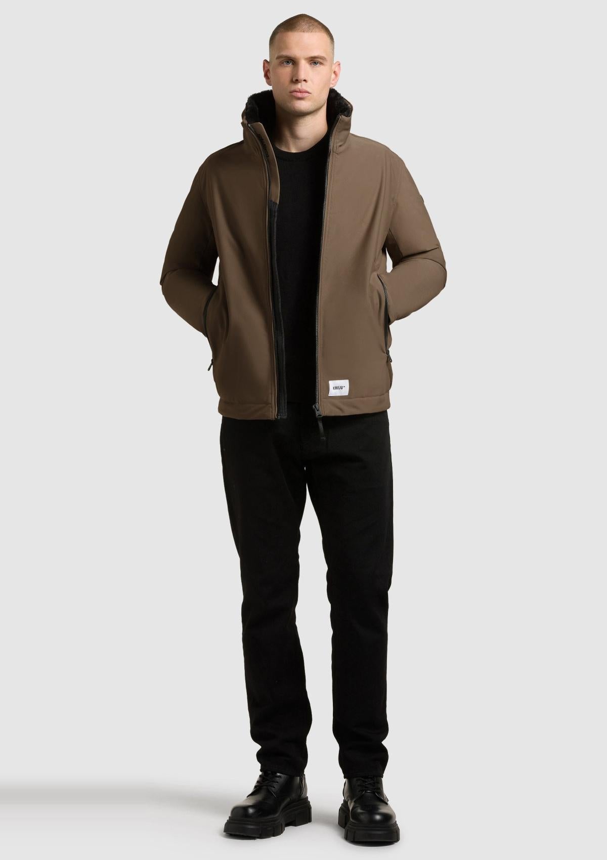 2068JK253 317DUL-GRE | Jacket HUEY DULL GREEN