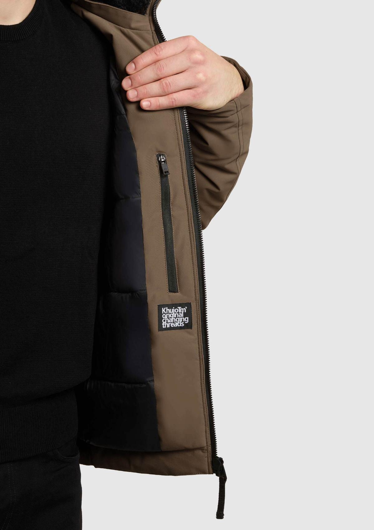 2068JK253 317DUL-GRE | Jacket HUEY DULL GREEN