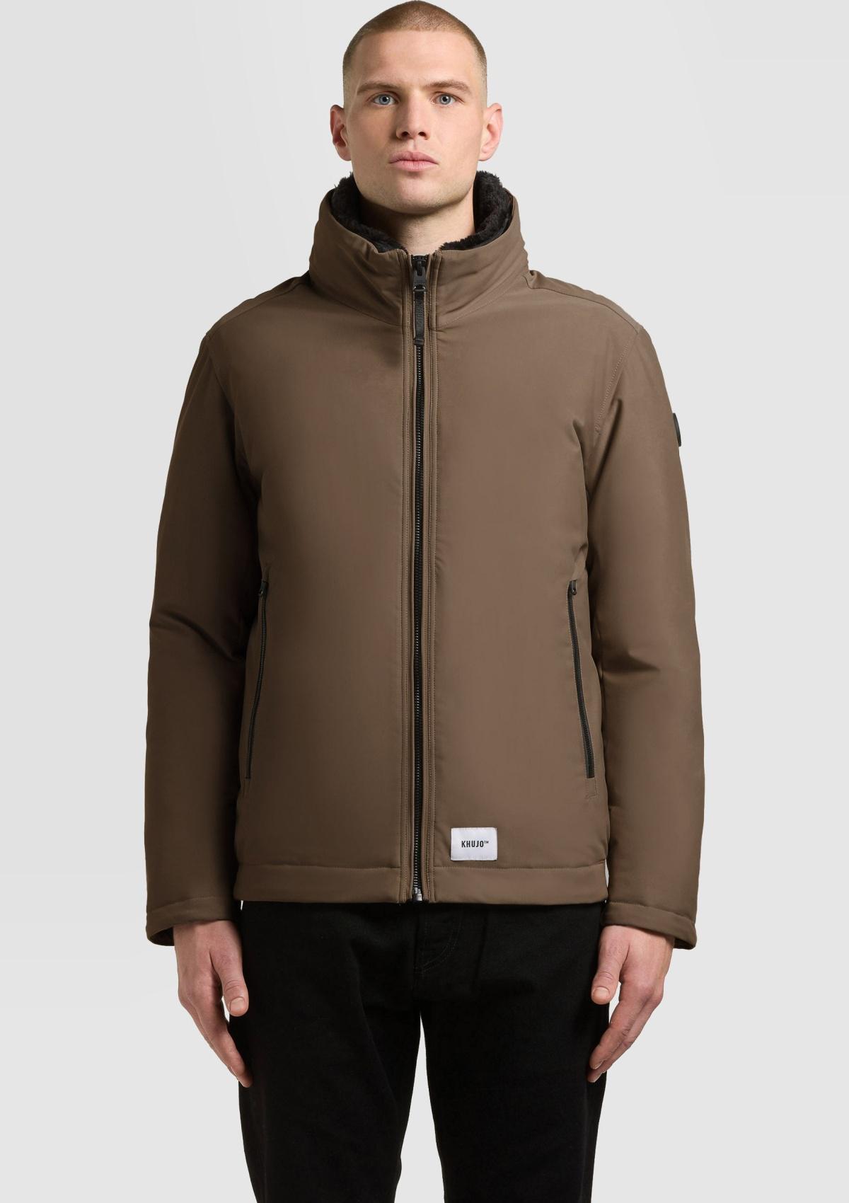 2068JK253 317DUL-GRE | Jacket HUEY DULL GREEN