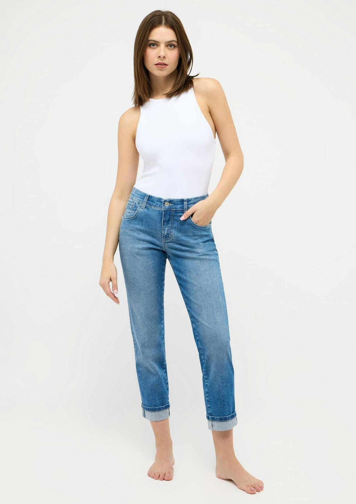 Angels Jeans 3328136 34758 | Basic-Jeans Darleen Crop TU