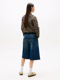Thumbnail for DW0DW21968 0HD | Relaxed Fit Cardigan mit Leoparden-Print