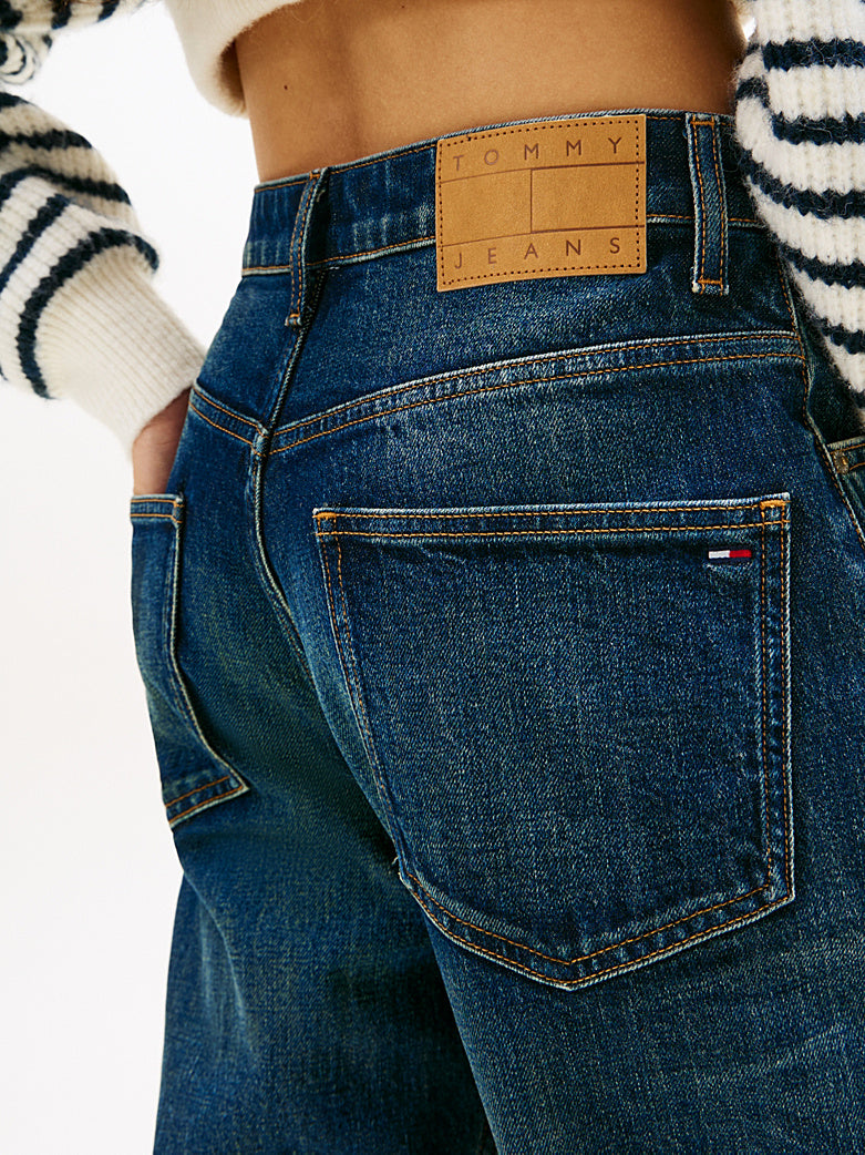 DW0DW22134 1BK | Mia Relaxed Straight Jeans mit mittelhohem Bund