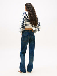 Thumbnail for DW0DW22134 1BK | Mia Relaxed Straight Jeans mit mittelhohem Bund