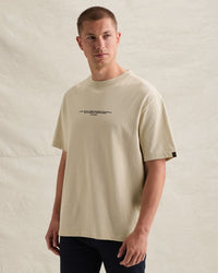 Thumbnail for PKC2609352 7013-Bone White | T-Shirt im Relaxed Fit aus 100 % Baumwolle mit Rückenprint
