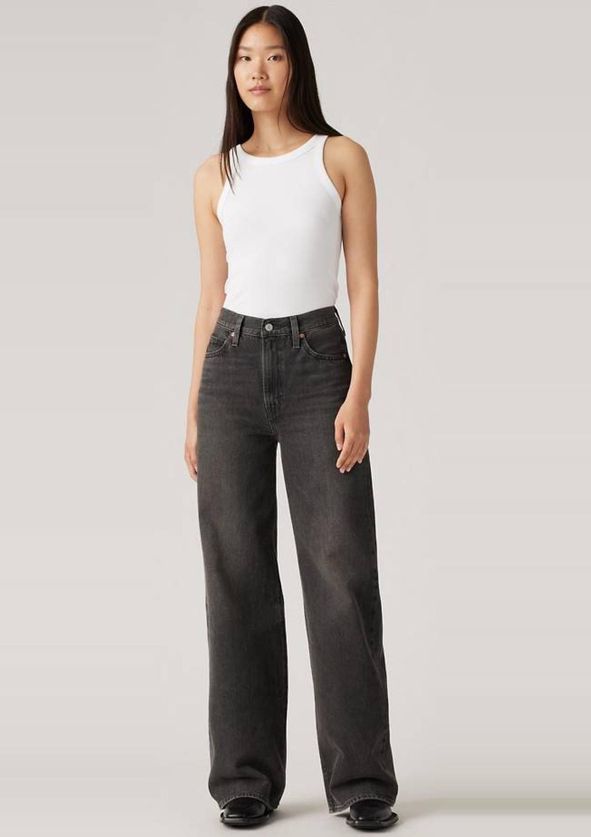 Levi Strauss Jeans A608100110 11 | Ribcage Wide Leg Jeans