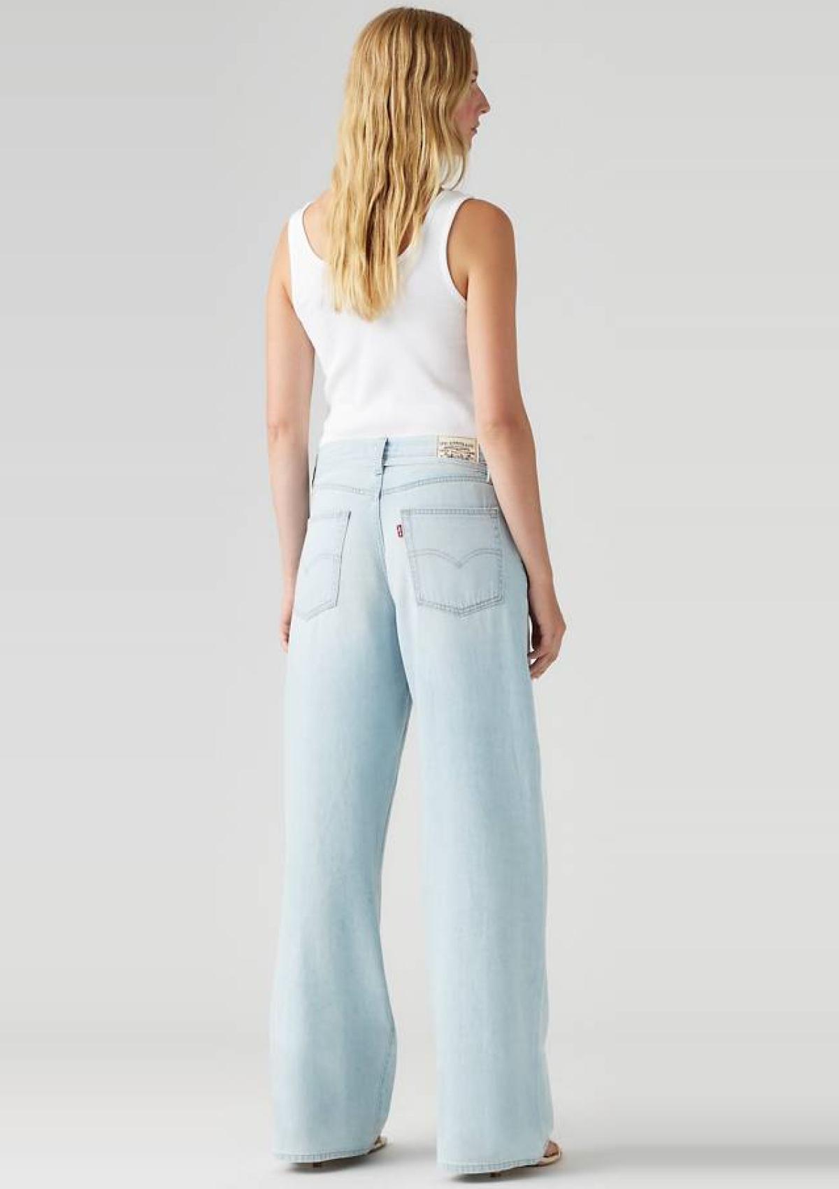 A870100080 08 | Xl Straight Jeans Aus Leinen+ Denim