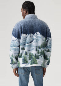 Thumbnail for A926000010 01 | Jacquard Sherpa-pullover Mit Durchgehendem Reißverschluss