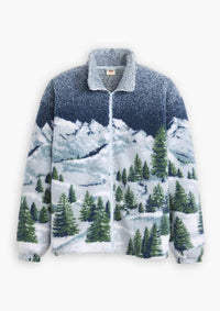 Thumbnail for A926000010 01 | Jacquard Sherpa-pullover Mit Durchgehendem Reißverschluss