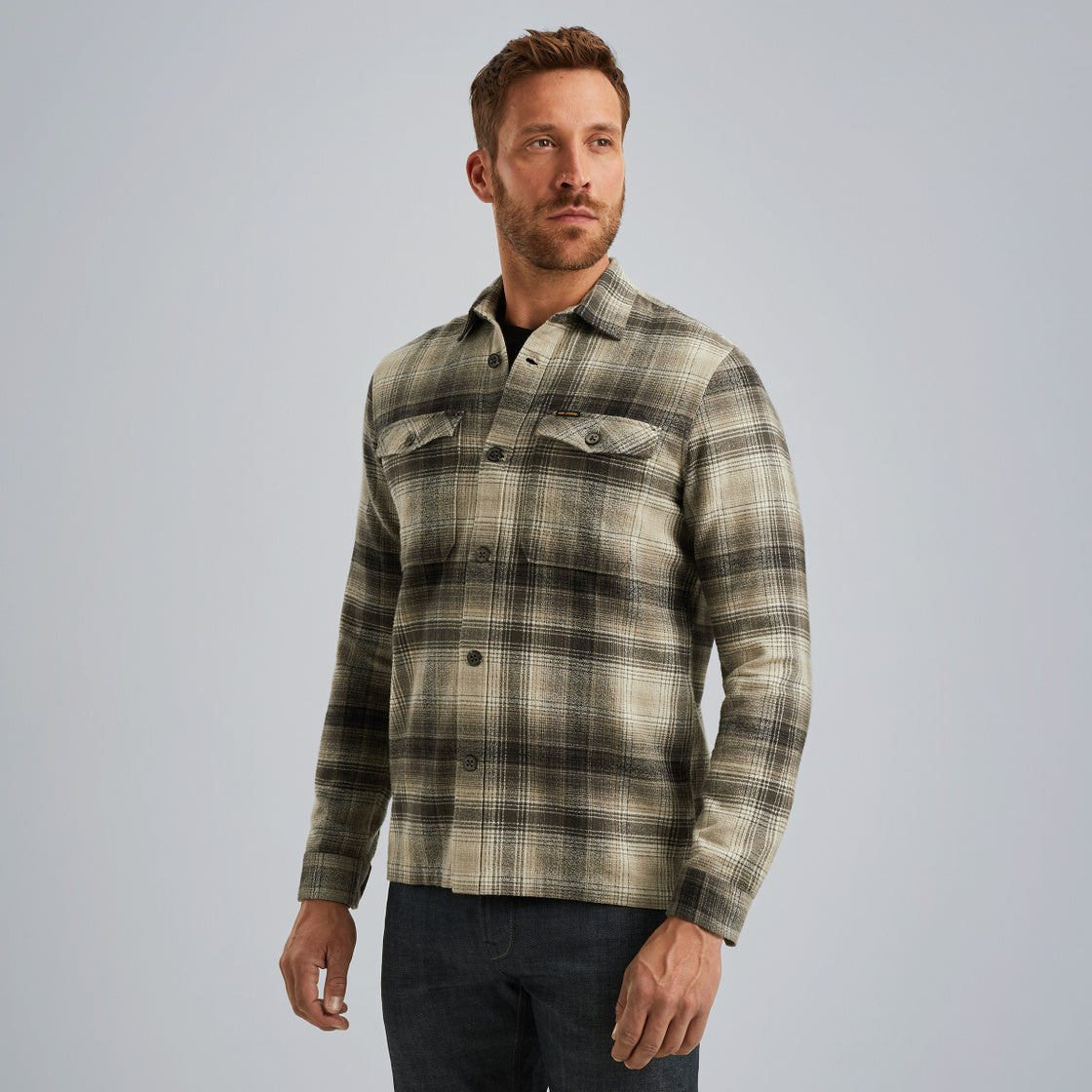 PSI2509244 8011 | Hemdjacke mit Karomuster