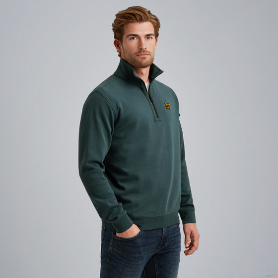 PSW2508423 5125 | Pullover mit halbem Reißverschluss