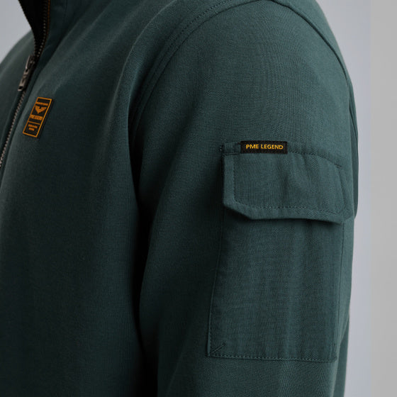 PSW2508423 5125 | Pullover mit halbem Reißverschluss