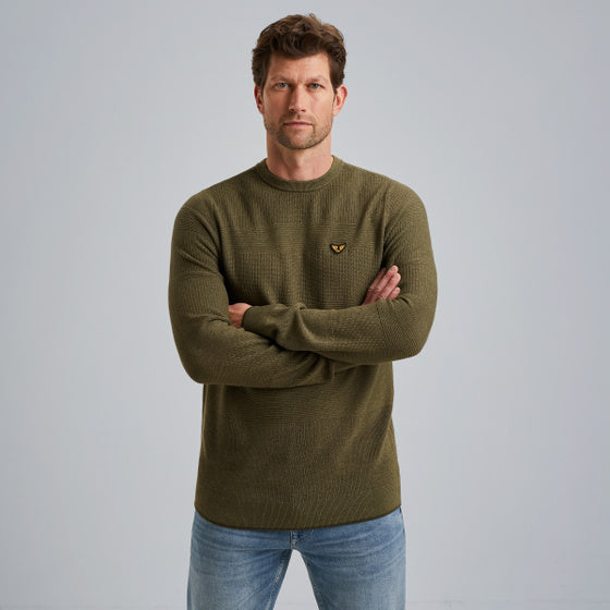 PKW2508305 6416 | Pullover mit Streifenmuster