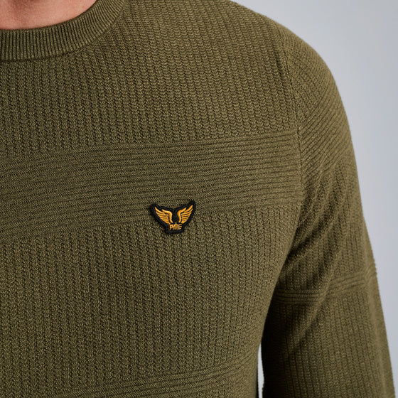 PKW2508305 6416 | Pullover mit Streifenmuster