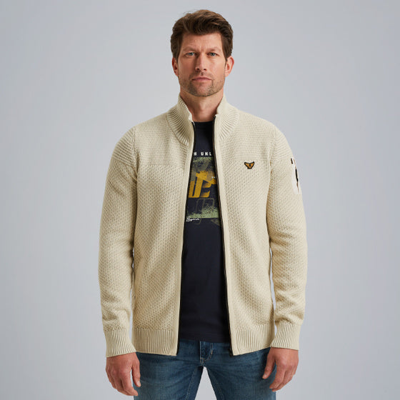 PKC2509356 7013 | Strickjacke mit Reißverschluss
