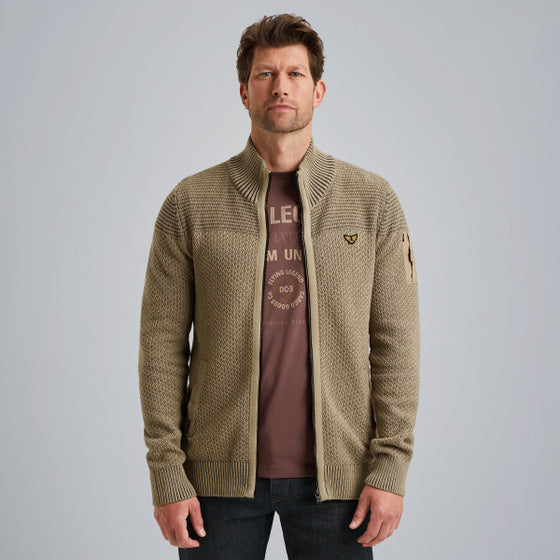 PKC2509356 8011 | Strickjacke mit Reißverschluss