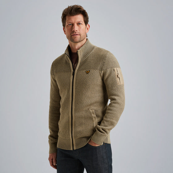 PKC2509356 8011 | Strickjacke mit Reißverschluss