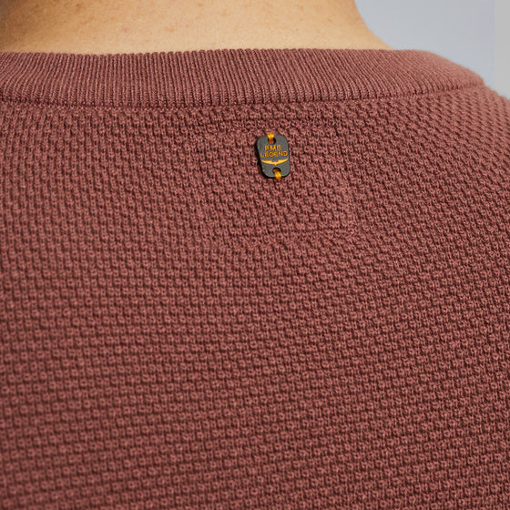 PKW2508324 8203 | Pullover mit Waffelstruktur