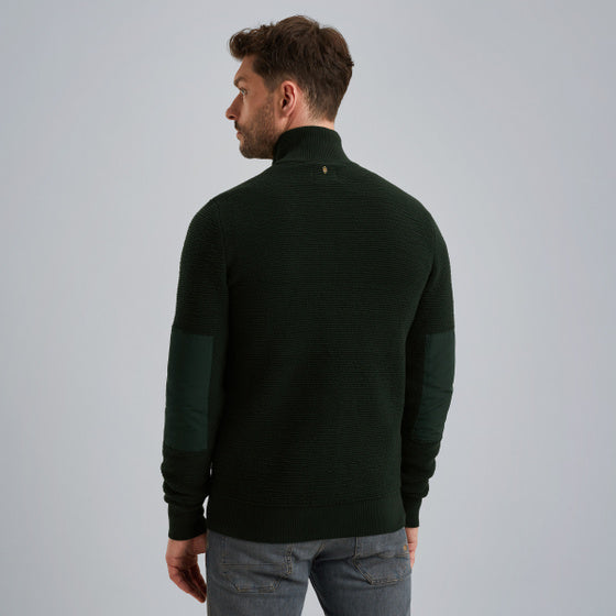 PKC2510322 6027 | Cardigan mit Ellbogen-Patches