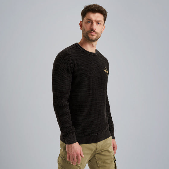 PKW2510309 999 | Pullover mit Garment-Dye-Waschung