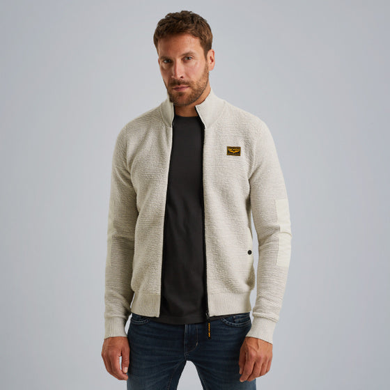 PKC2510322 910 | Cardigan mit Ellbogen-Patches