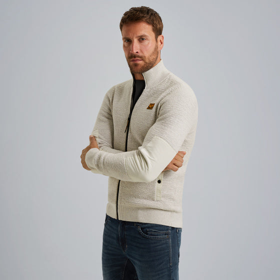 PKC2510322 910 | Cardigan mit Ellbogen-Patches