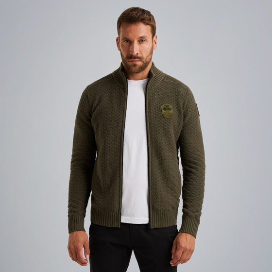 PKC2509367 8039 | Strickjacke mit Reißverschluss