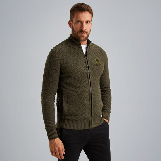 PKC2509367 8039 | Strickjacke mit Reißverschluss