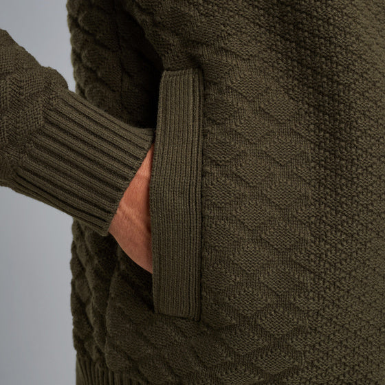 PKC2509367 8039 | Strickjacke mit Reißverschluss