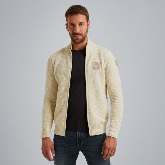PKC2509367 7013 | Strickjacke mit Reißverschluss