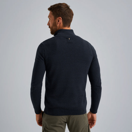 PKW2510301 5281 | Pullover mit halbem Reißverschluss