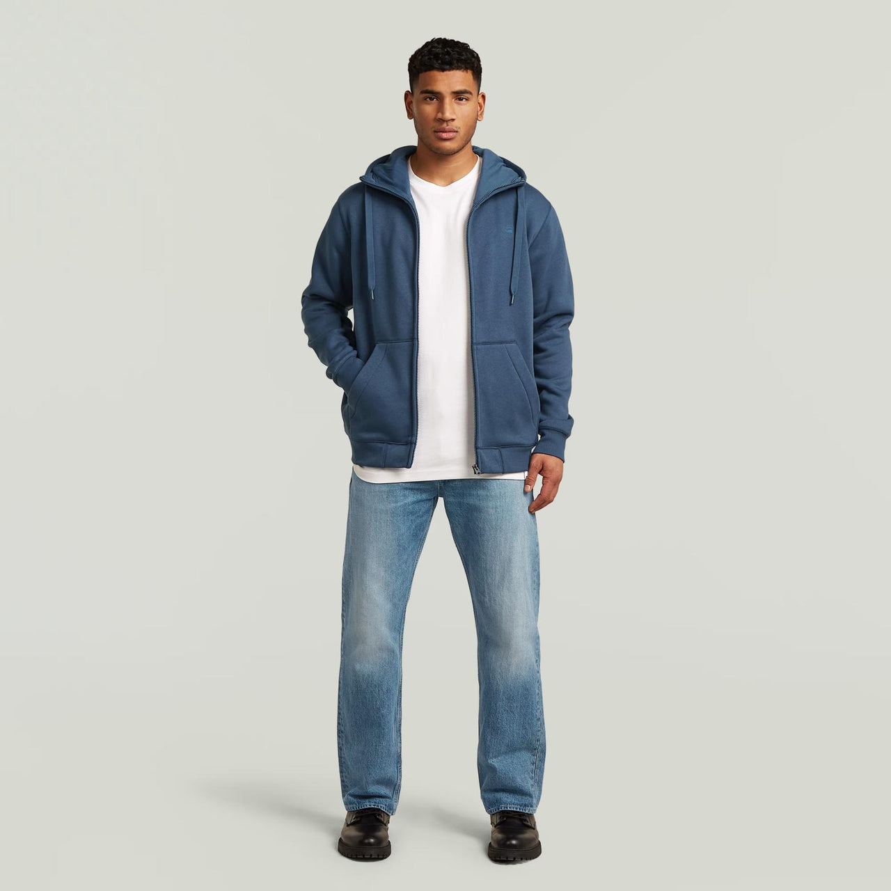D16122-C235-868 868 | Premium Core Hooded Zip Sweatshirt