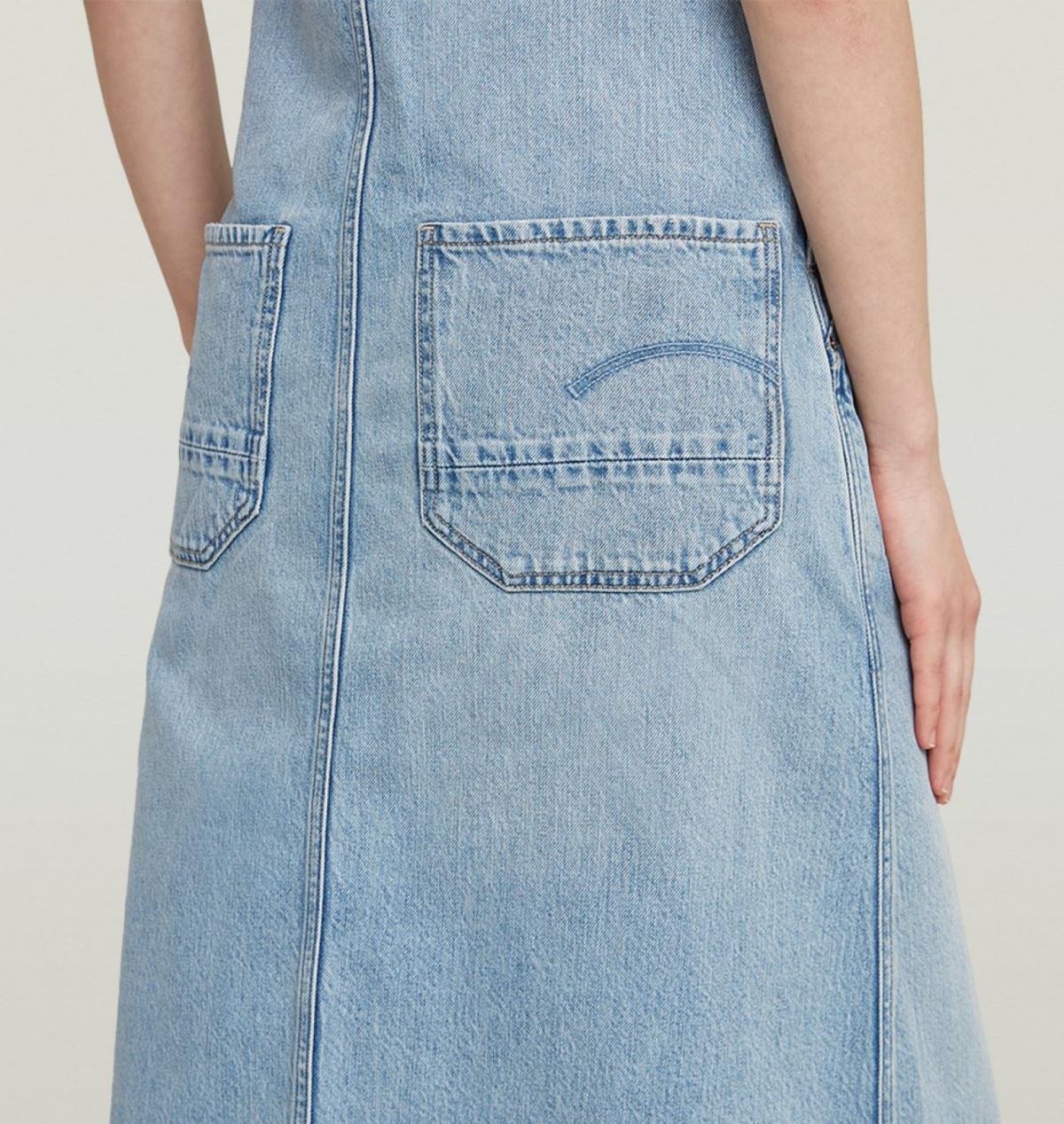 D24351-D536-G339 G339 | Midi Dungaree Kleid