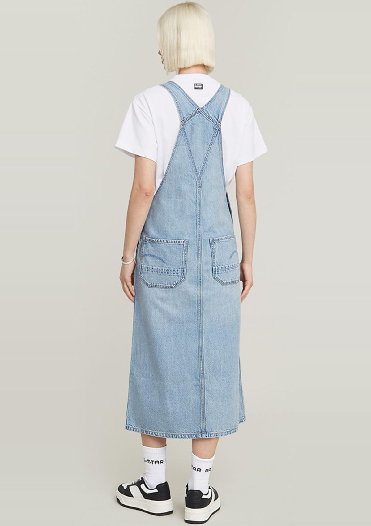 D24351-D536-G339 G339 | Midi Dungaree Kleid