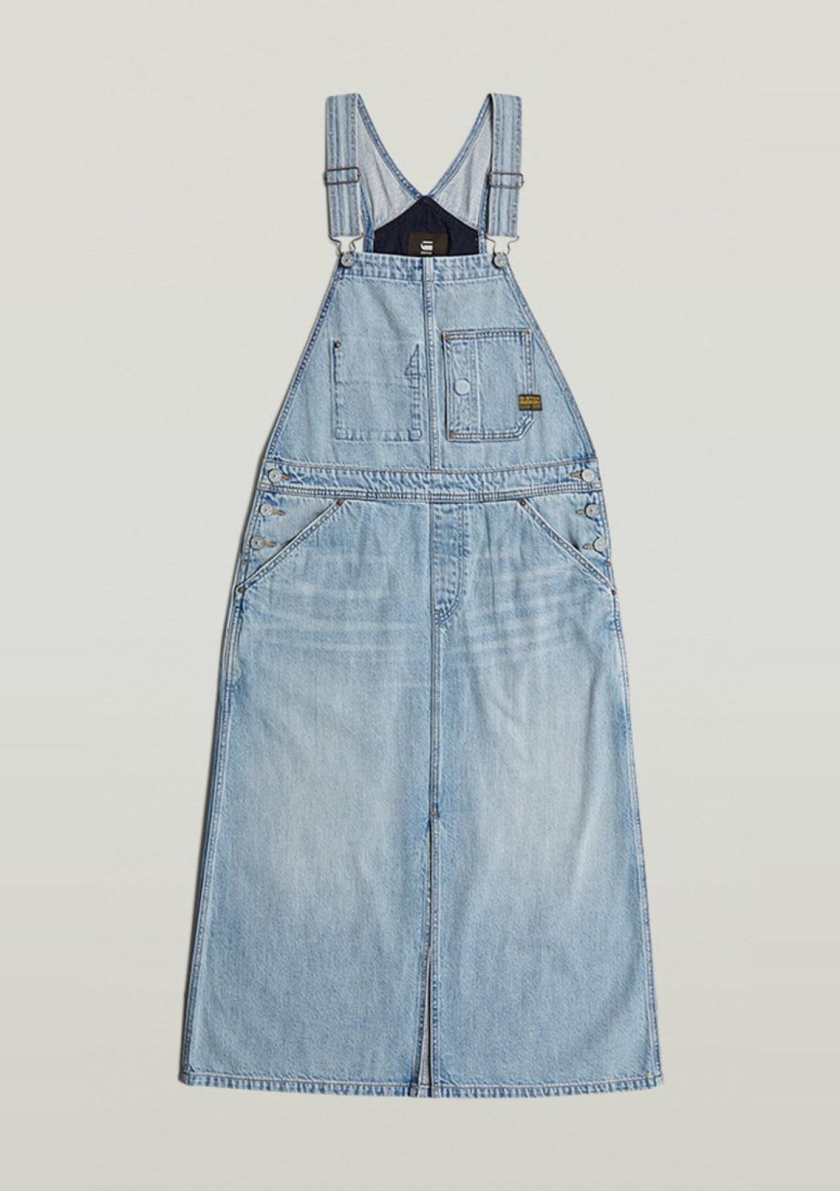 D24351-D536-G339 G339 | Midi Dungaree Kleid