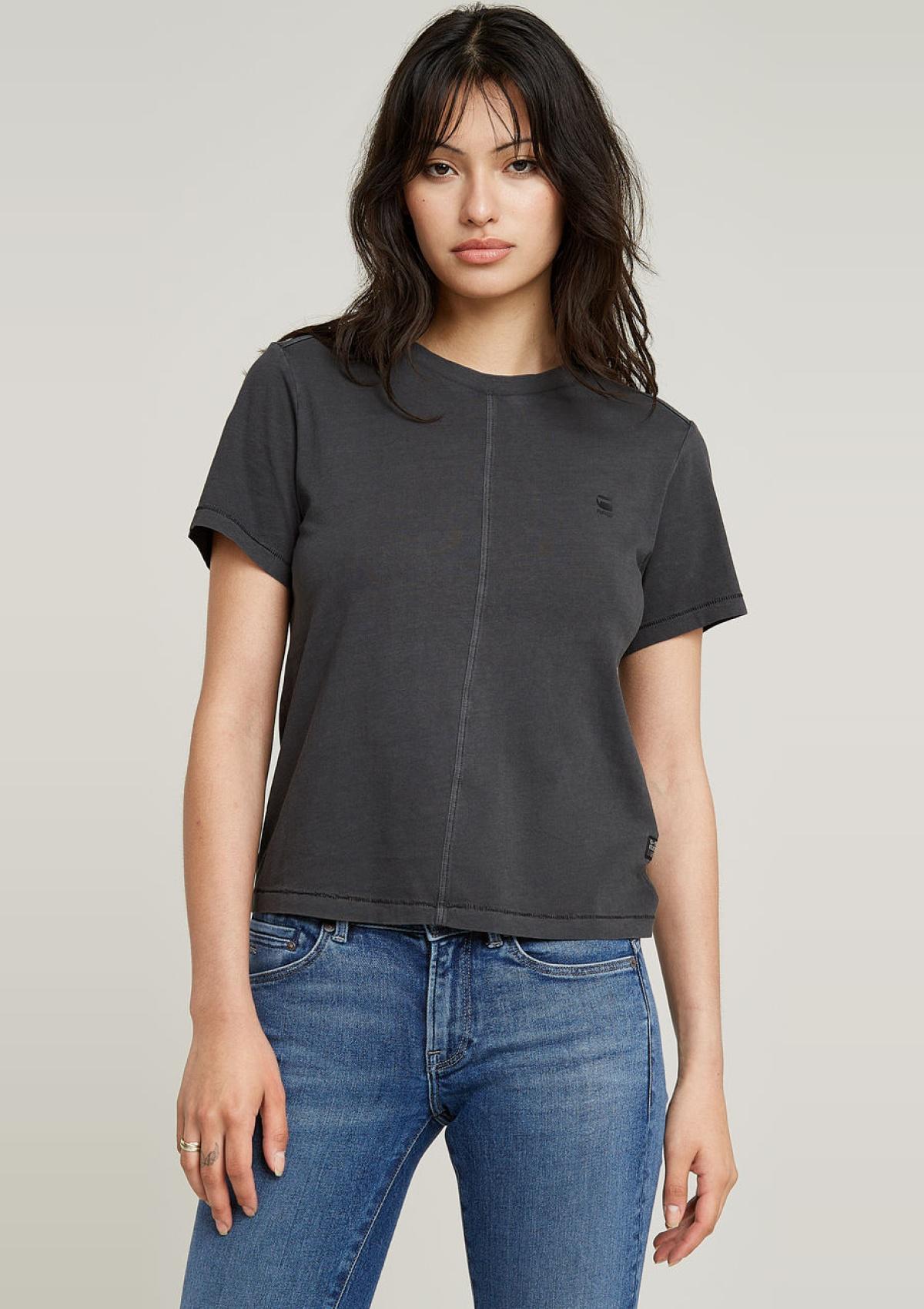 D24499-B059-B564 B564 | Overdyed Front Seam Top