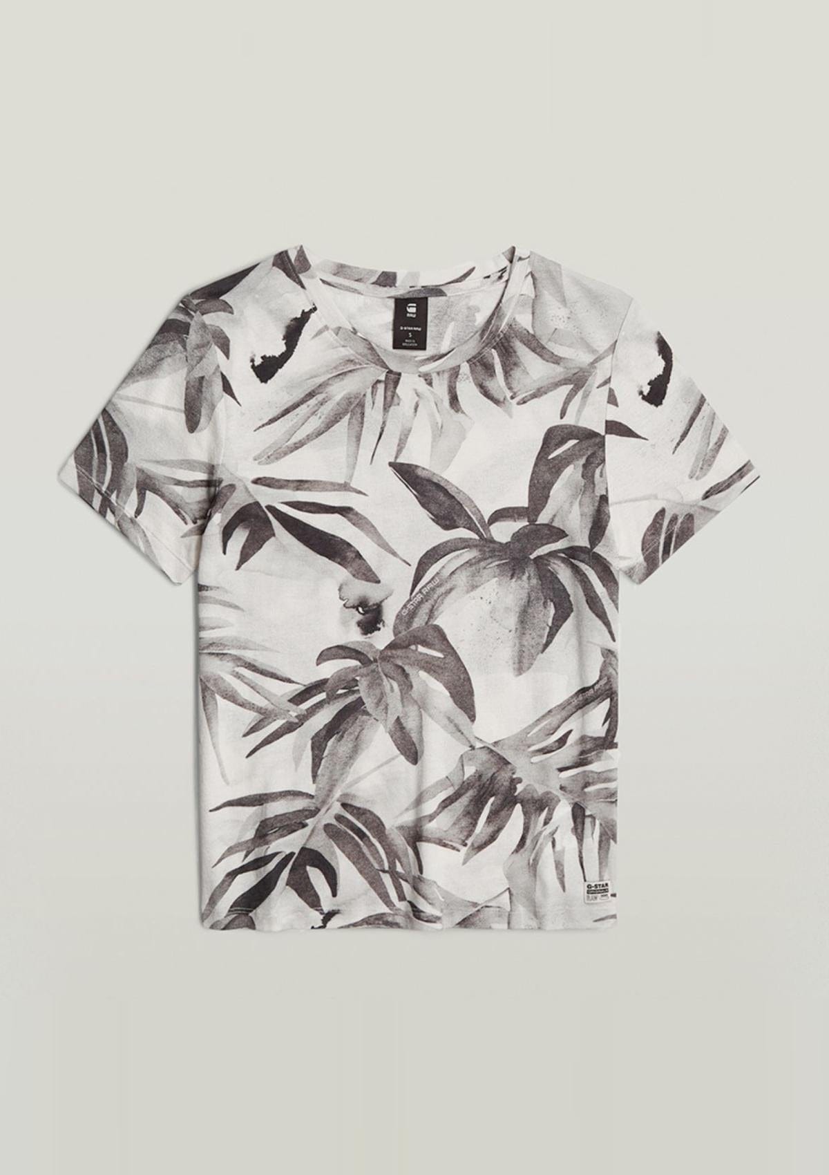 G-Star T-Shirts D24725-C565-G636 G636 | Palm Tree Allover Top