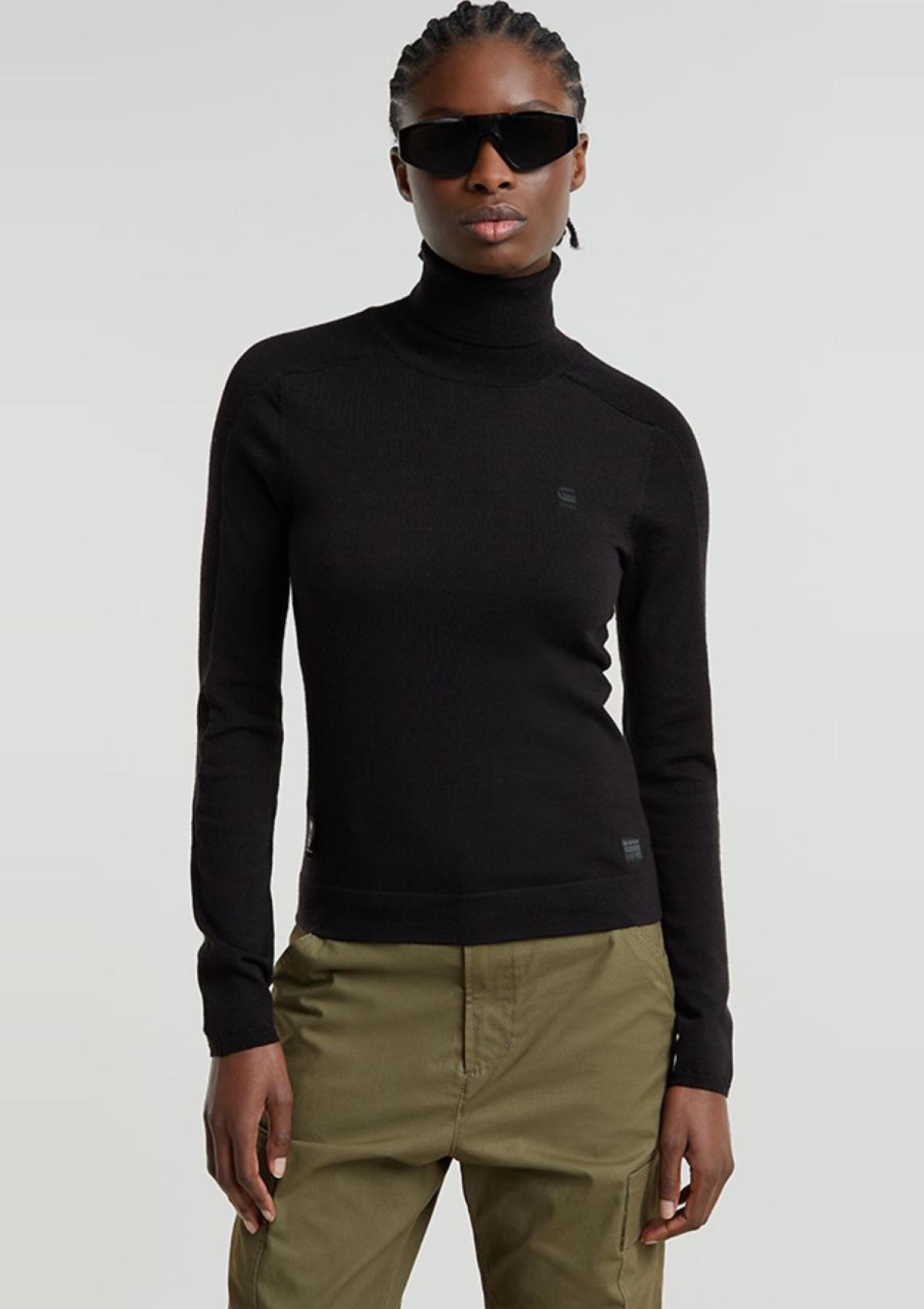 G-Star Pullover D25510-D847-6484 6484 | Core Slim Turtle Neck Knitted Pullover