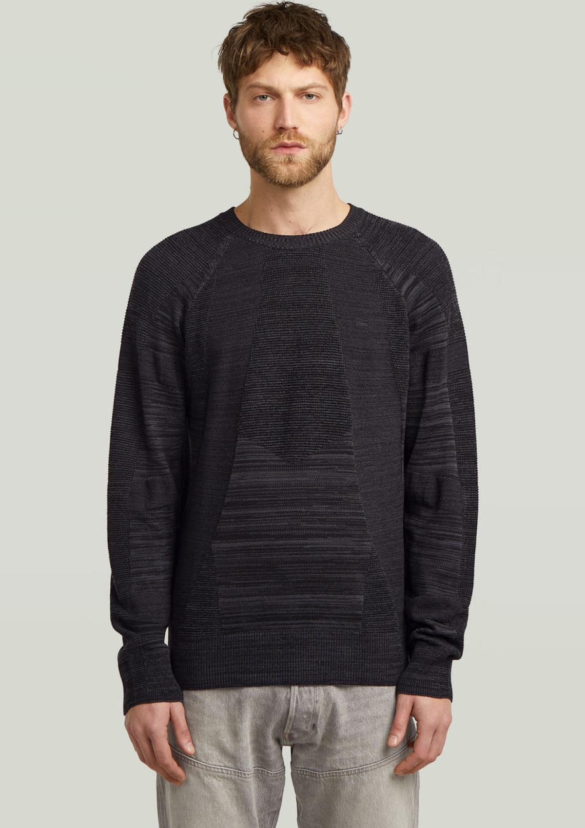 D26777-C259-7242 7242 | 3D Biker Ribbed Knit Pullover