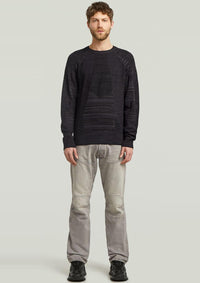 Thumbnail for D26777-C259-7242 7242 | 3D Biker Ribbed Knit Pullover