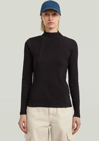 Thumbnail for D26905-E136-6484 6484 | A-Line Slim Mock T-Shirt