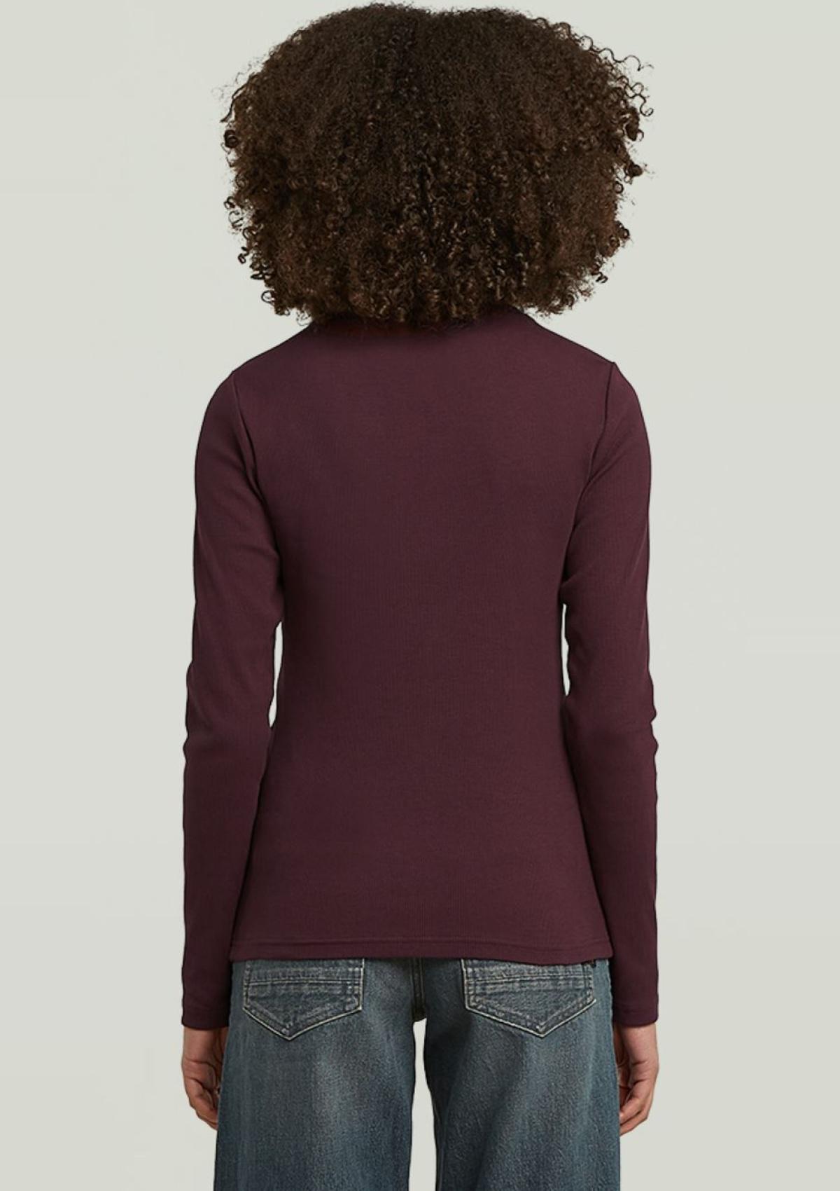 D26905-E136-671 671 | A-Line Slim Rib Mock T-Shirt