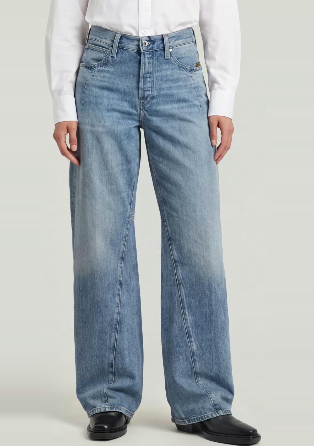 D27690-D788-H924 H924 | Contor Barrel Wide Jeans | Mittelblau | G-STAR® DE