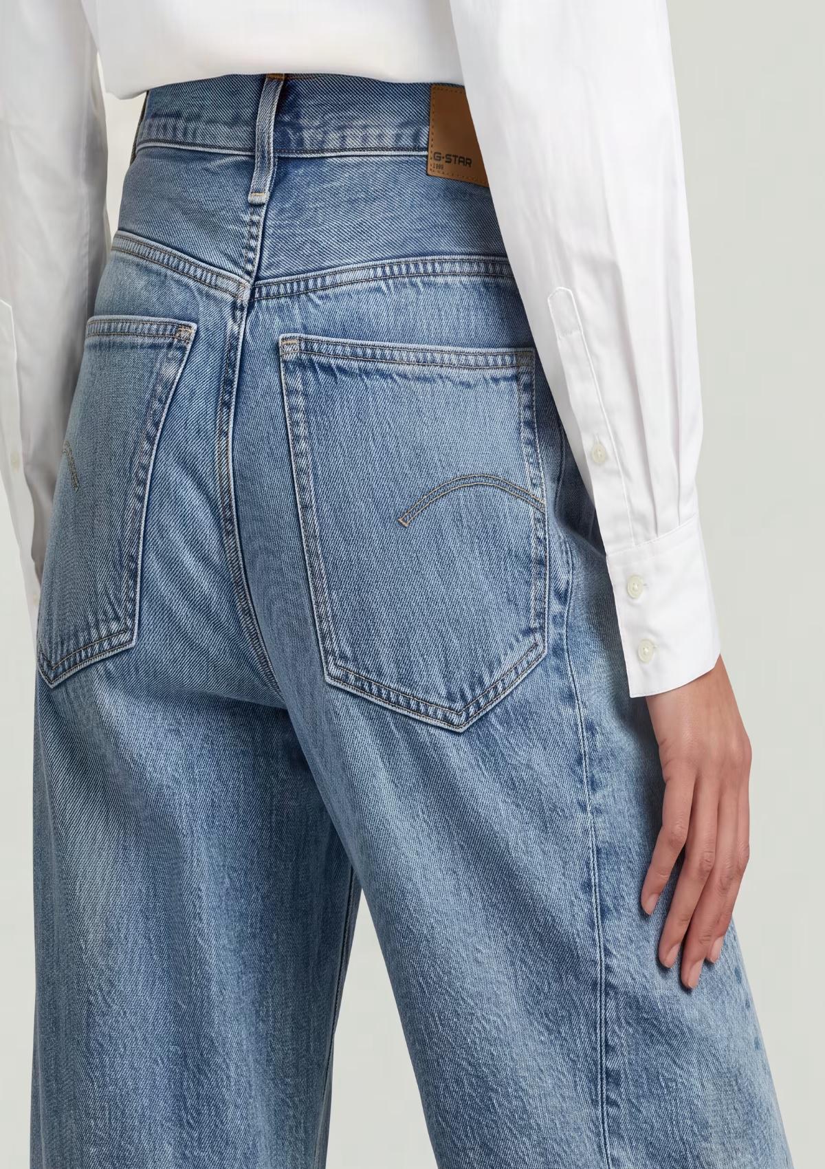 D27690-D788-H924 H924 | Contor Barrel Wide Jeans | Mittelblau | G-STAR® DE
