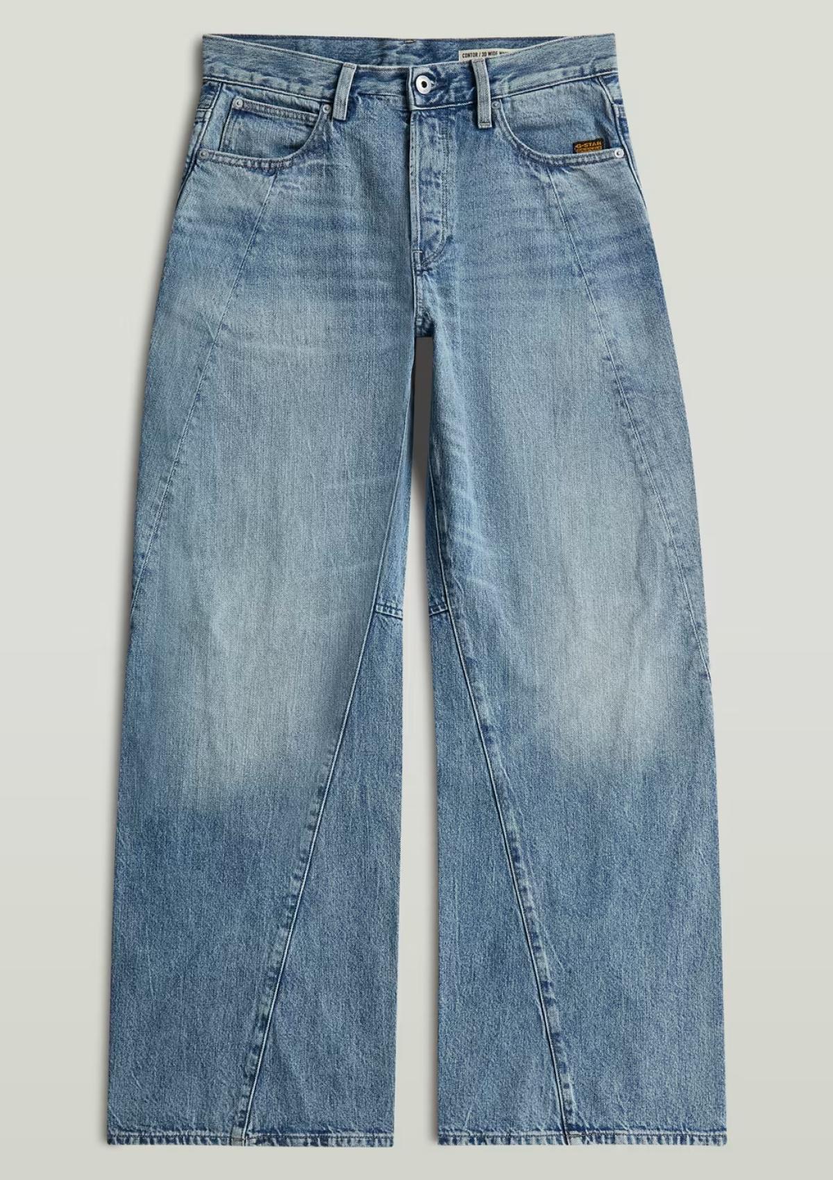 D27690-D788-H924 H924 | Contor Barrel Wide Jeans | Mittelblau | G-STAR® DE